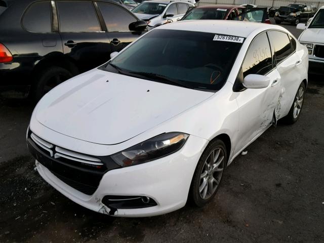 1C3CDFBA8DD106600 - 2013 DODGE DART SXT WHITE photo 2