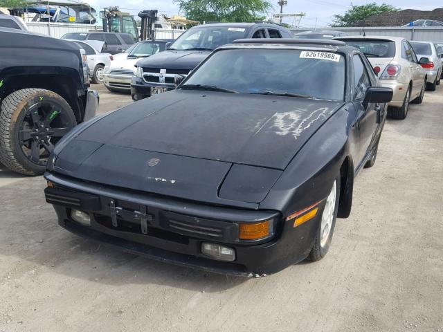 WP0AA0928HN456154 - 1987 PORSCHE 924 S BLACK photo 2