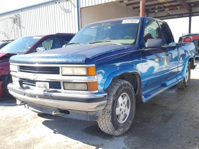 1GBEK19K4SE153095 - 1995 CHEVROLET GMT-400 K1 BLUE photo 2