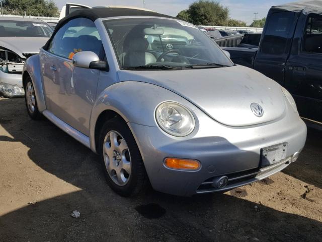 3VWCK21Y13M320420 - 2003 VOLKSWAGEN NEW BEETLE 银色 照片 1