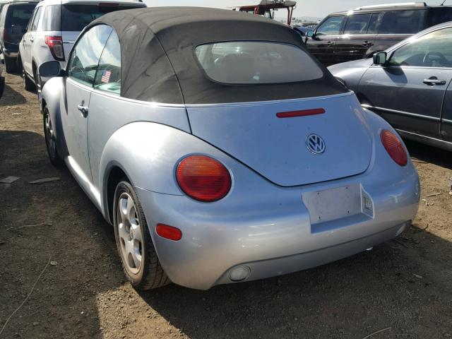 3VWCK21Y13M320420 - 2003 VOLKSWAGEN NEW BEETLE 银色 照片 3
