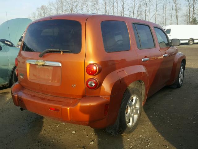 3GNDA23D97S544614 - 2007 CHEVROLET HHR LT ORANGE photo 4