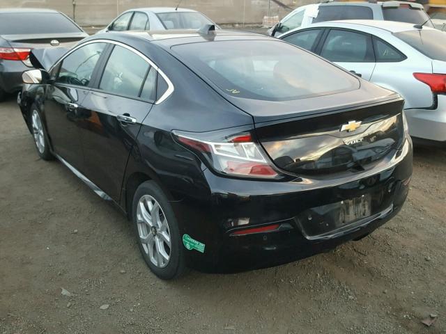 1G1RD6S52HU128891 - 2017 CHEVROLET VOLT PREMI BLACK photo 3