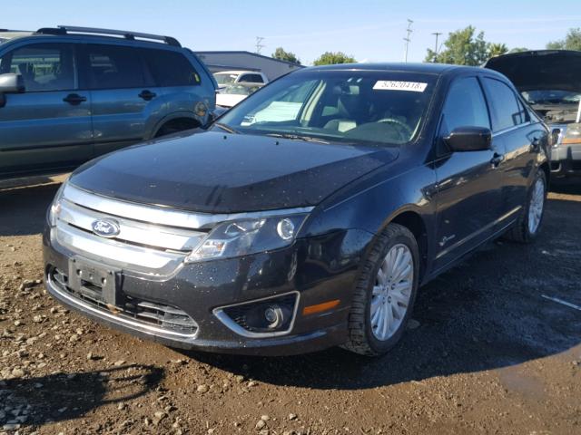 3FADP0L33AR296397 - 2010 FORD FUSION HYB BLACK photo 2