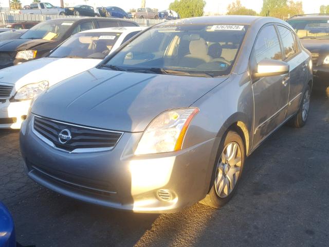 3N1AB6AP4BL677798 - 2011 NISSAN SENTRA 2.0 GRAY photo 2