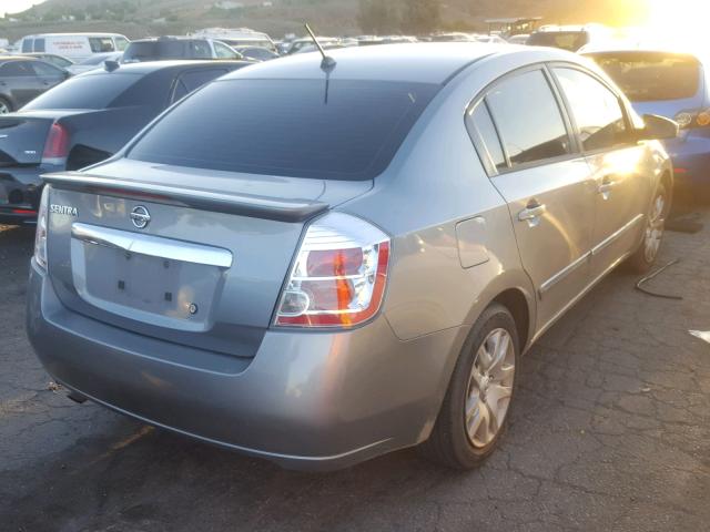 3N1AB6AP4BL677798 - 2011 NISSAN SENTRA 2.0 GRAY photo 4