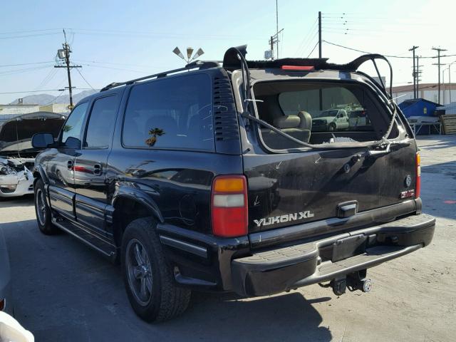 3GKEC16T42G238229 - 2002 GMC YUKON XL C BLACK photo 3