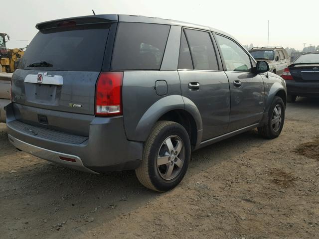 5GZCZ33Z67S880620 - 2007 SATURN VUE HYBRID GRAY photo 4