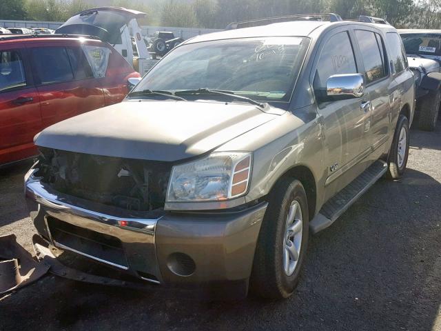 5N1AA08A46N717474 - 2006 NISSAN ARMADA SE BEIGE photo 2