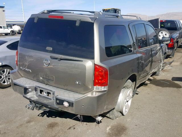 5N1AA08A46N717474 - 2006 NISSAN ARMADA SE BEIGE photo 4