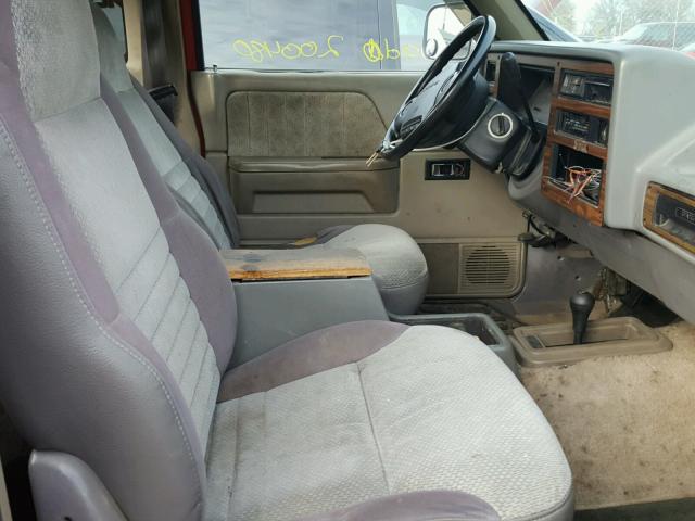 1B7GG23Y6SS135918 - 1995 DODGE DAKOTA RED photo 5