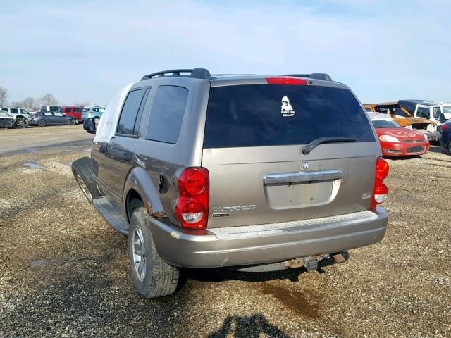 1D4HB58D54F241110 - 2004 DODGE DURANGO LI TAN photo 3