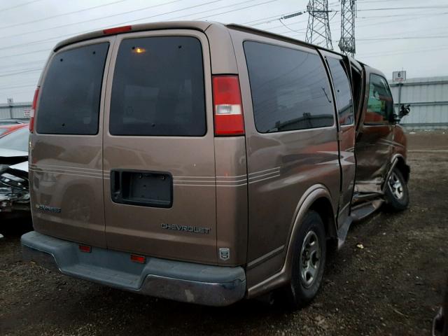 1GBFG15T341139316 - 2004 CHEVROLET EXPRESS G1 BROWN photo 4