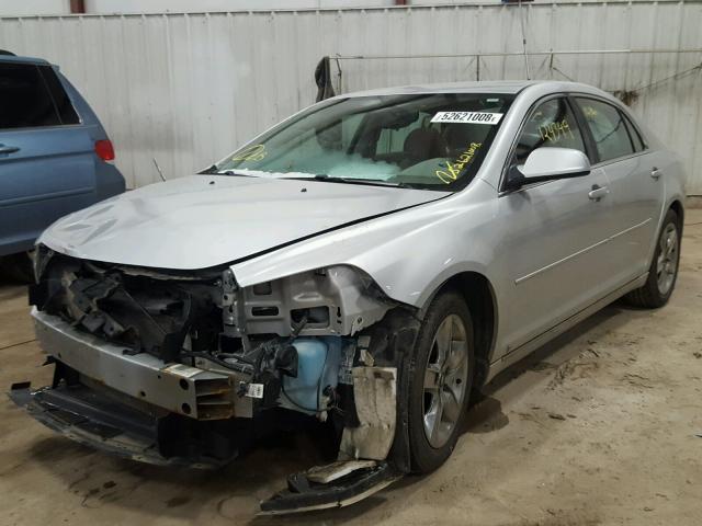 1G1ZC5E02A4110474 - 2010 CHEVROLET MALIBU 1LT SILVER photo 2