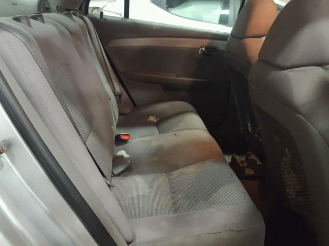 1G1ZC5E02A4110474 - 2010 CHEVROLET MALIBU 1LT SILVER photo 6