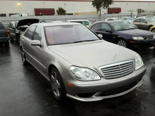 WDBNG76J45A458991 - 2005 MERCEDES-BENZ S 600 BEIGE photo 1