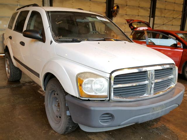 1D4HB38N65F608787 - 2005 DODGE DURANGO ST WHITE photo 1