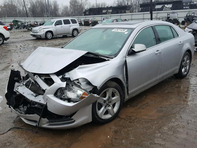 1G1ZC5EB4AF290398 - 2010 CHEVROLET MALIBU 1LT 银色 照片 2