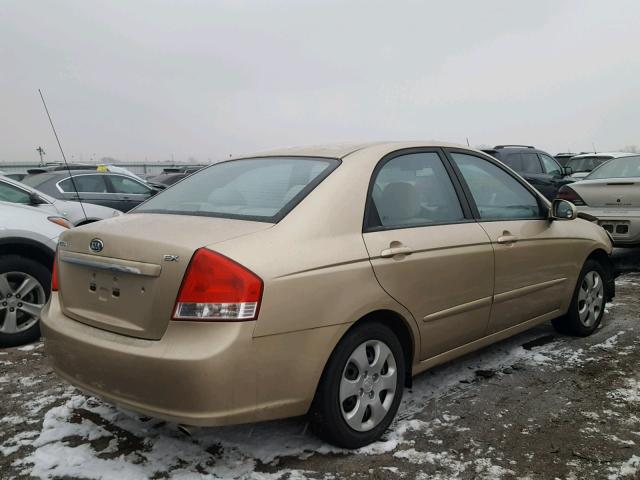 KNAFE222995665448 - 2009 KIA SPECTRA EX GOLD photo 4