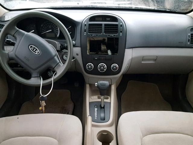 KNAFE222995665448 - 2009 KIA SPECTRA EX GOLD photo 9