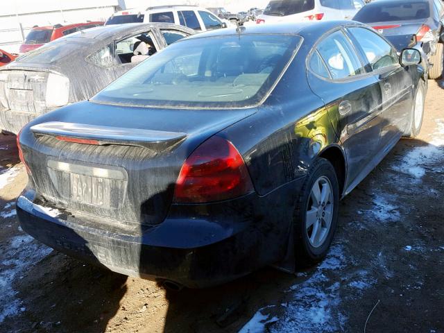 2G2WP552271160106 - 2007 PONTIAC GRAND PRIX BLACK photo 4