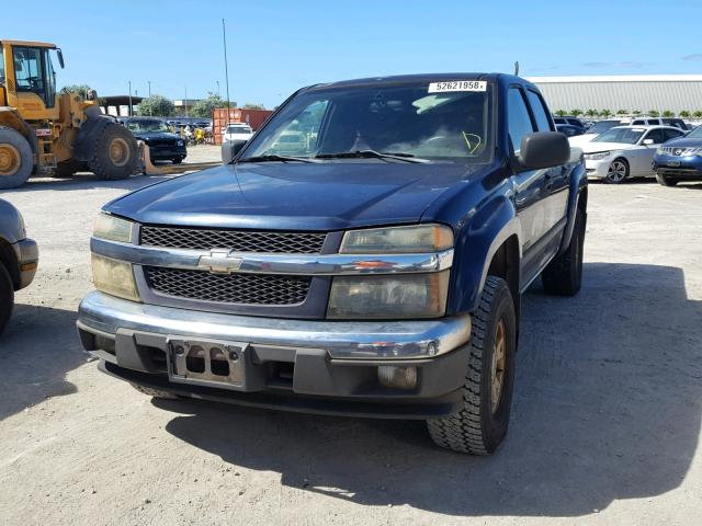 1GCDS136648130065 - 2004 CHEVROLET COLORADO BLUE photo 2