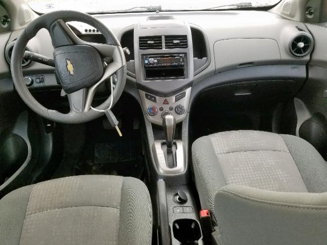 1G1JA5SH5C4223271 - 2012 CHEVROLET SONIC LS ORANGE photo 9