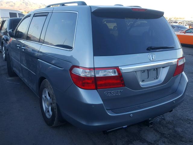 5FNRL38877B073422 - 2007 HONDA ODYSSEY TO BLUE photo 3