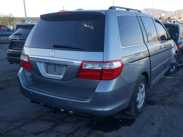 5FNRL38877B073422 - 2007 HONDA ODYSSEY TO BLUE photo 4