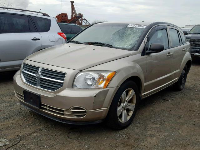 1B3CB4HA6AD571502 - 2010 DODGE CALIBER SX GOLD photo 2