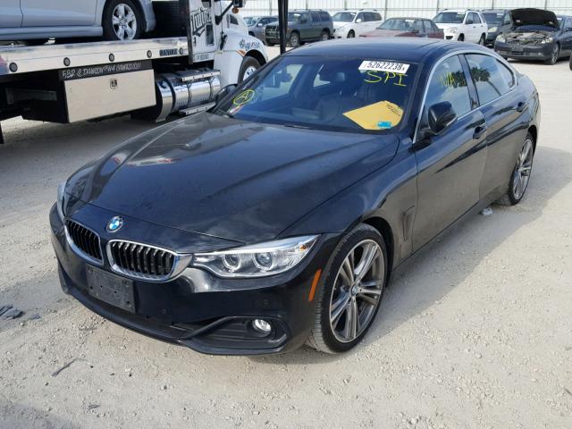 WBA4F7C32HG789329 - 2017 BMW 430I GRAN BLACK photo 2