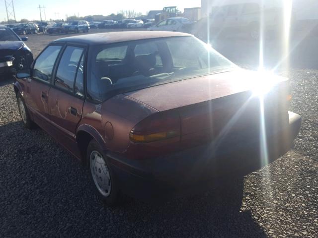 1G8ZF5590RZ151854 - 1994 SATURN SL BURGUNDY photo 3