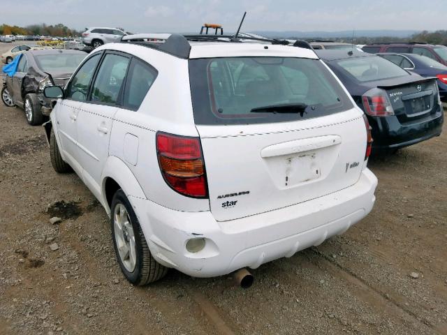 5Y2SM64854Z442810 - 2004 PONTIAC VIBE WHITE photo 3