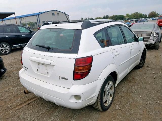 5Y2SM64854Z442810 - 2004 PONTIAC VIBE WHITE photo 4