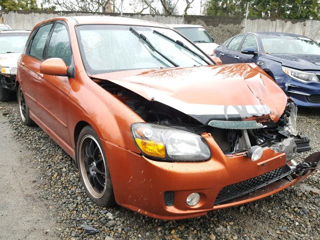 KNAFE161285017153 - 2008 KIA SPECTRA5 5 ORANGE photo 1