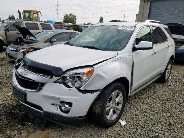 2GNFLGEK2D6337505 - 2013 CHEVROLET EQUINOX WHITE photo 2