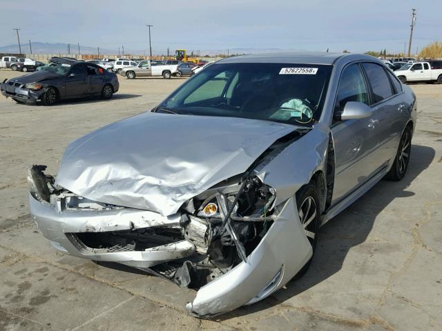 2G1WB5E39E1107055 - 2014 CHEVROLET IMPALA LIM SILVER photo 2