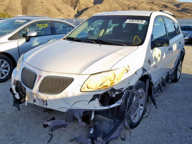 5Y2SL65827Z401279 - 2007 PONTIAC VIBE WHITE photo 2