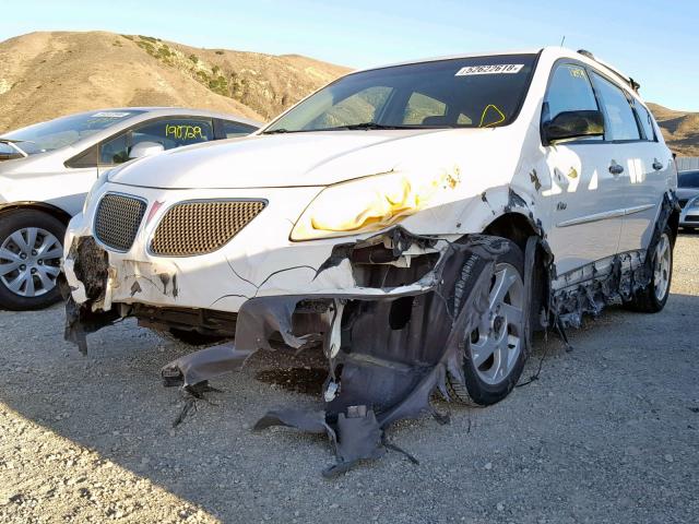 5Y2SL65827Z401279 - 2007 PONTIAC VIBE WHITE photo 9