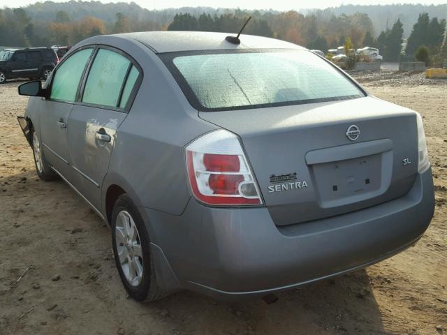 3N1AB61E78L746426 - 2008 NISSAN SENTRA 2.0 GRAY photo 3