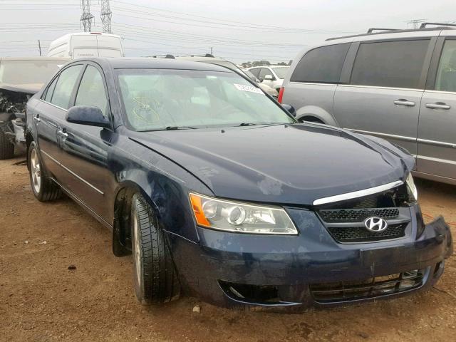 5NPEU46F46H028683 - 2006 HYUNDAI SONATA GLS BLACK photo 1