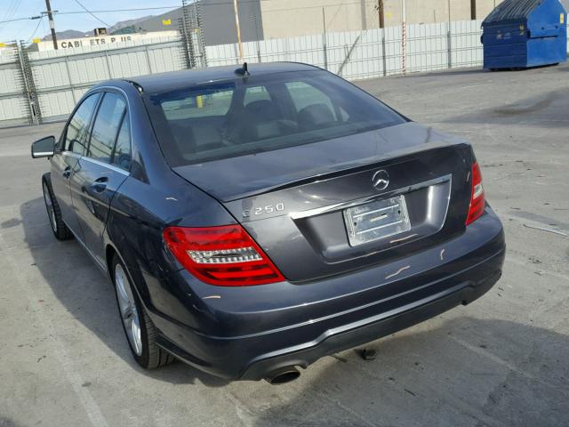 WDDGF4HB6DR245984 - 2013 MERCEDES-BENZ C 250 GRAY photo 3