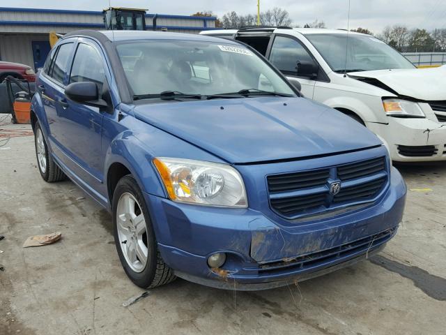 1B3HB48B57D203156 - 2007 DODGE CALIBER SX BLUE photo 1