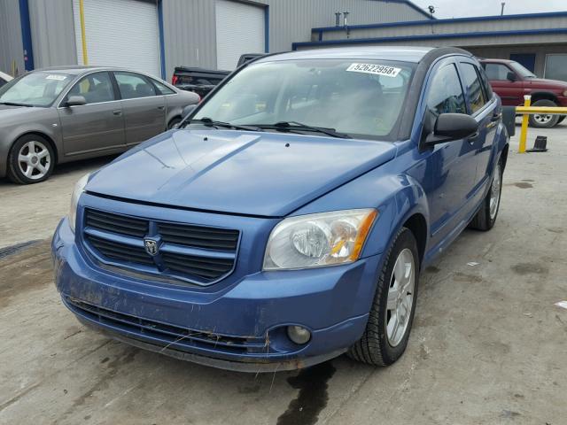 1B3HB48B57D203156 - 2007 DODGE CALIBER SX BLUE photo 2