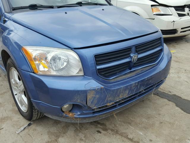 1B3HB48B57D203156 - 2007 DODGE CALIBER SX BLUE photo 9