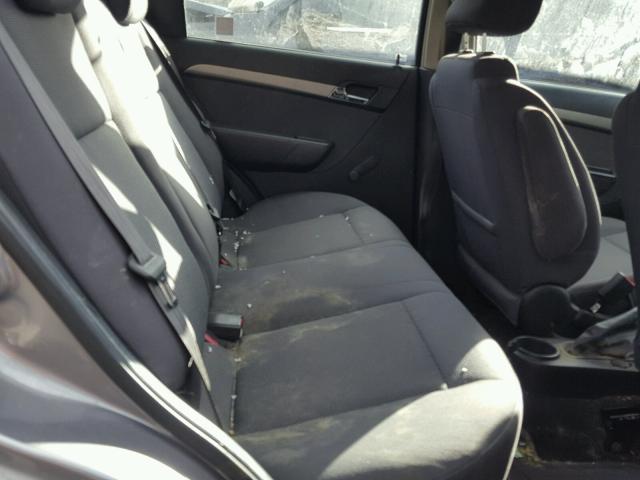 KL1TD56628B233766 - 2008 CHEVROLET AVEO BASE Сұр фото 6