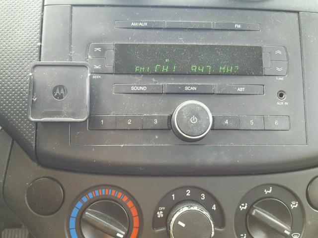 KL1TD56628B233766 - 2008 CHEVROLET AVEO BASE Сұр фото 9