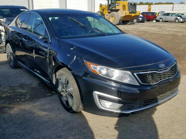 KNAGM4AD8D5040330 - 2013 KIA OPTIMA HYB BLACK photo 1