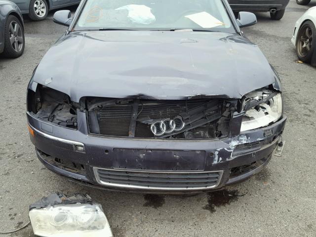 WAUML44E24N016213 - 2004 AUDI A8 L QUATT GRAY photo 9