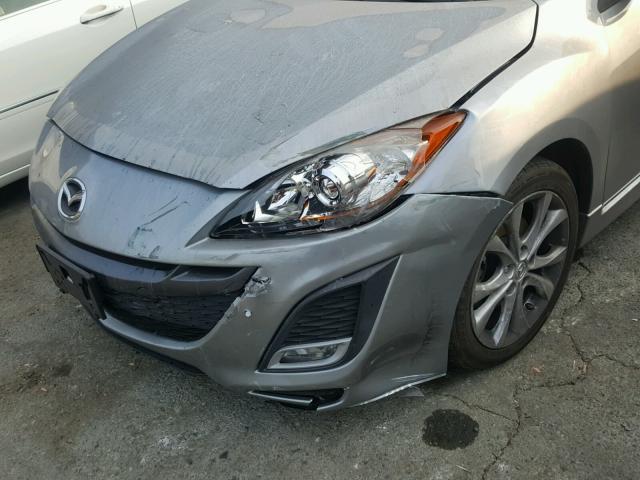 JM1BL1H66A1282994 - 2010 MAZDA 3 S SILVER photo 9